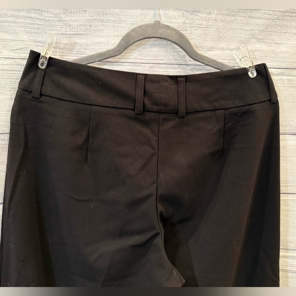 DRESS BARN Black Dress Pants with Flat-Front Design and Straight Leg/size 10 - Picture 7 of 8